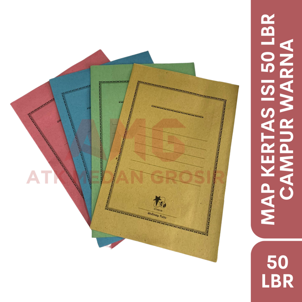 Jual MAP KERTAS 1 BUNGKUS 50 LEMBAR | Shopee Indonesia