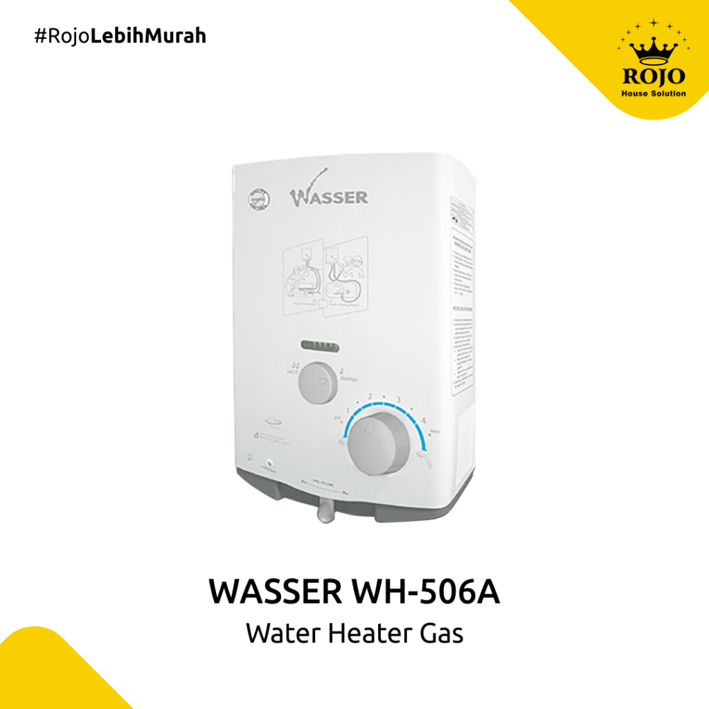 Jual Pemanas Air Gas Wasser - Water heater Gas Wasser WH 506 A Low  Preassure | Shopee Indonesia