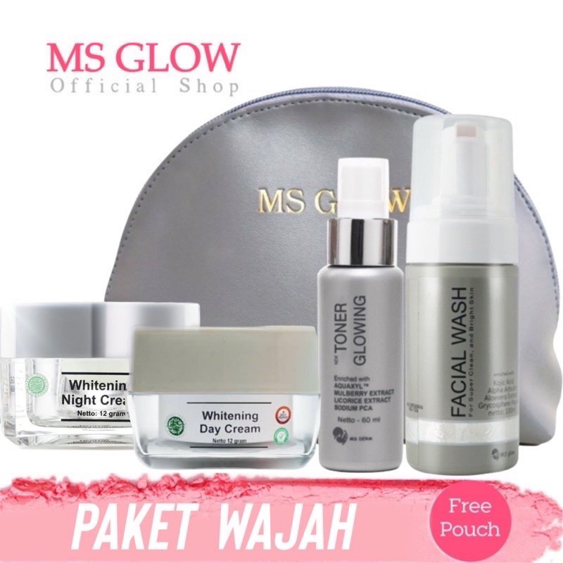 MS GLOW PAKET WAJAH ALL VARIAN ORIGINAL