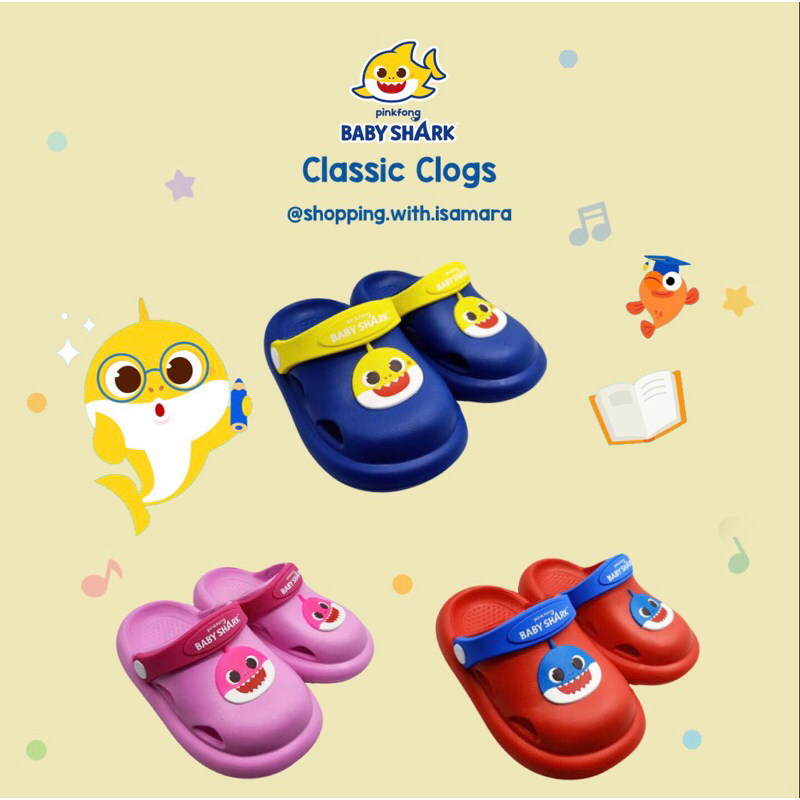 Baby discount shark clogs