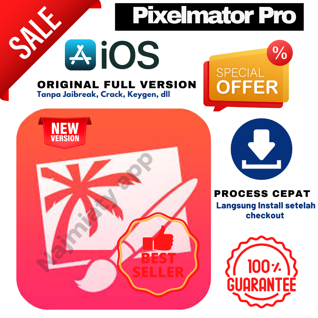 Jual Pixelmator Pro / Pixelmator iOS / Pixelmator iPad Shopee Indonesia
