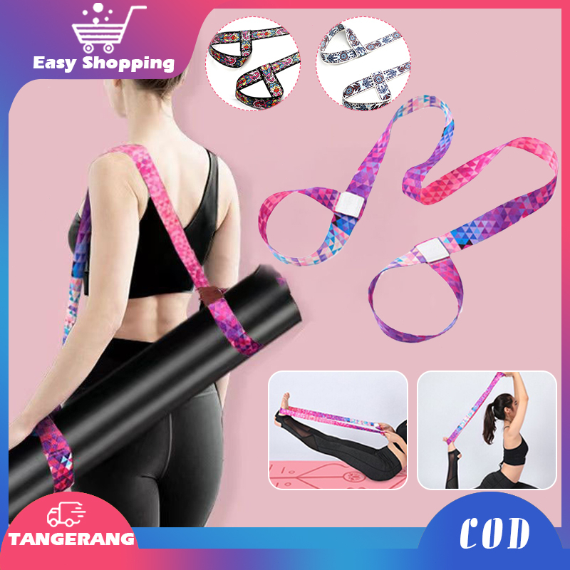 Jual Yoga Mat Strap Adjustable Tali Matras Macrame Yoga Strap Tas Yoga