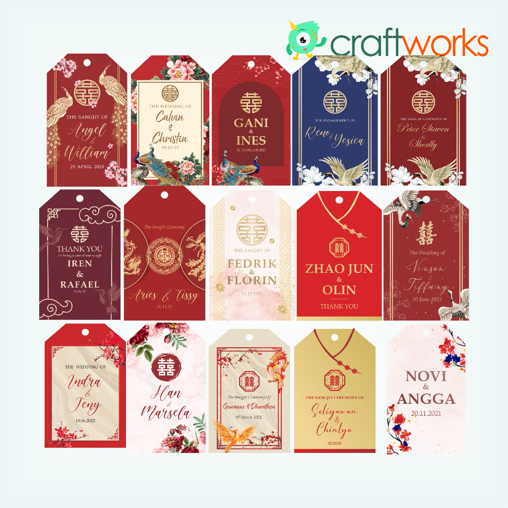 Jual SANGJIT SOUVENIR HANG TAG - CUSTOM | Shopee Indonesia