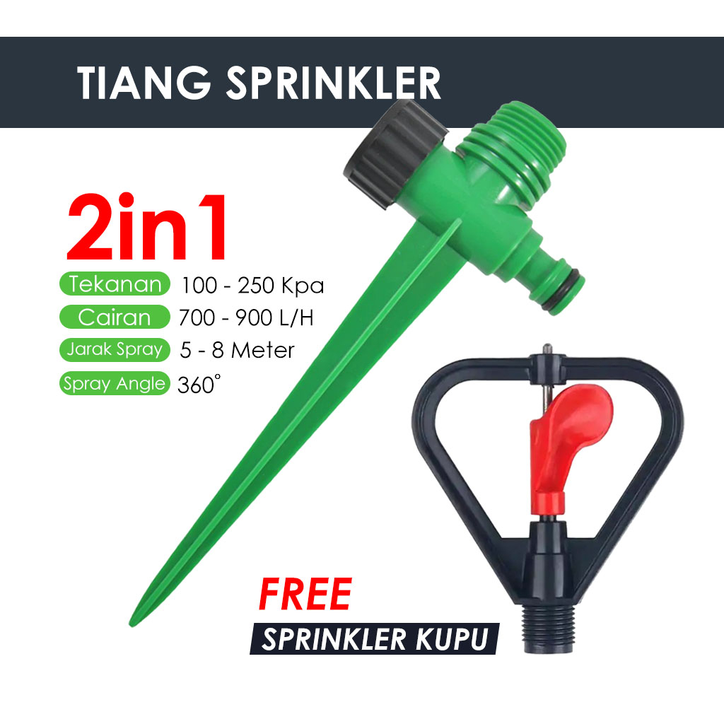 Jual Stake Sprinkler Tiang Spike Cagak Sprinkle Model Tancap Drat Dalam