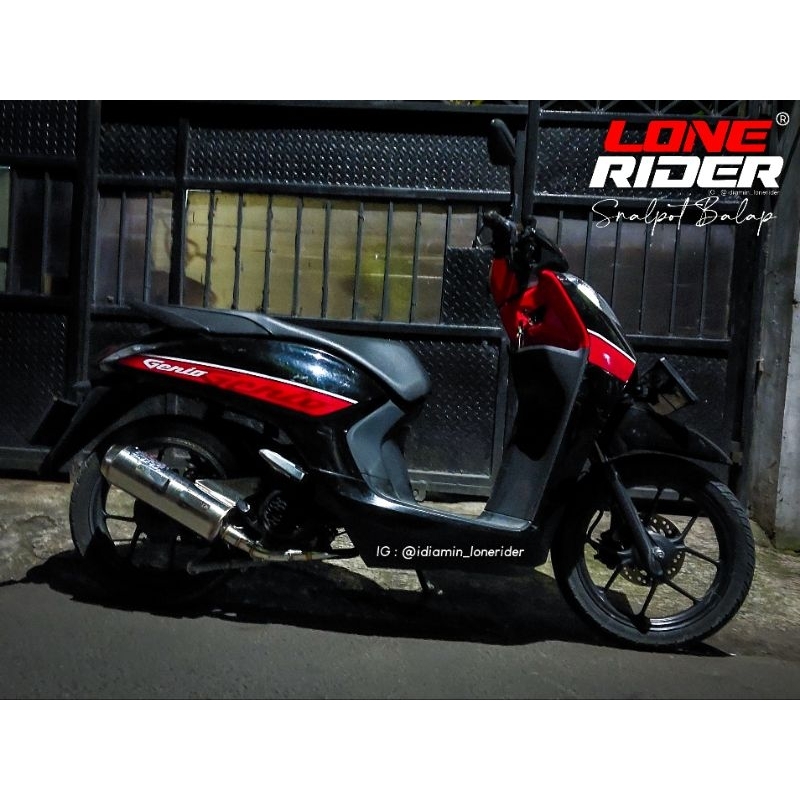 Jual LONE RIDER ORIGINAL - Knalpot Lone Rider BEAT DELUXE - STD Racing ...