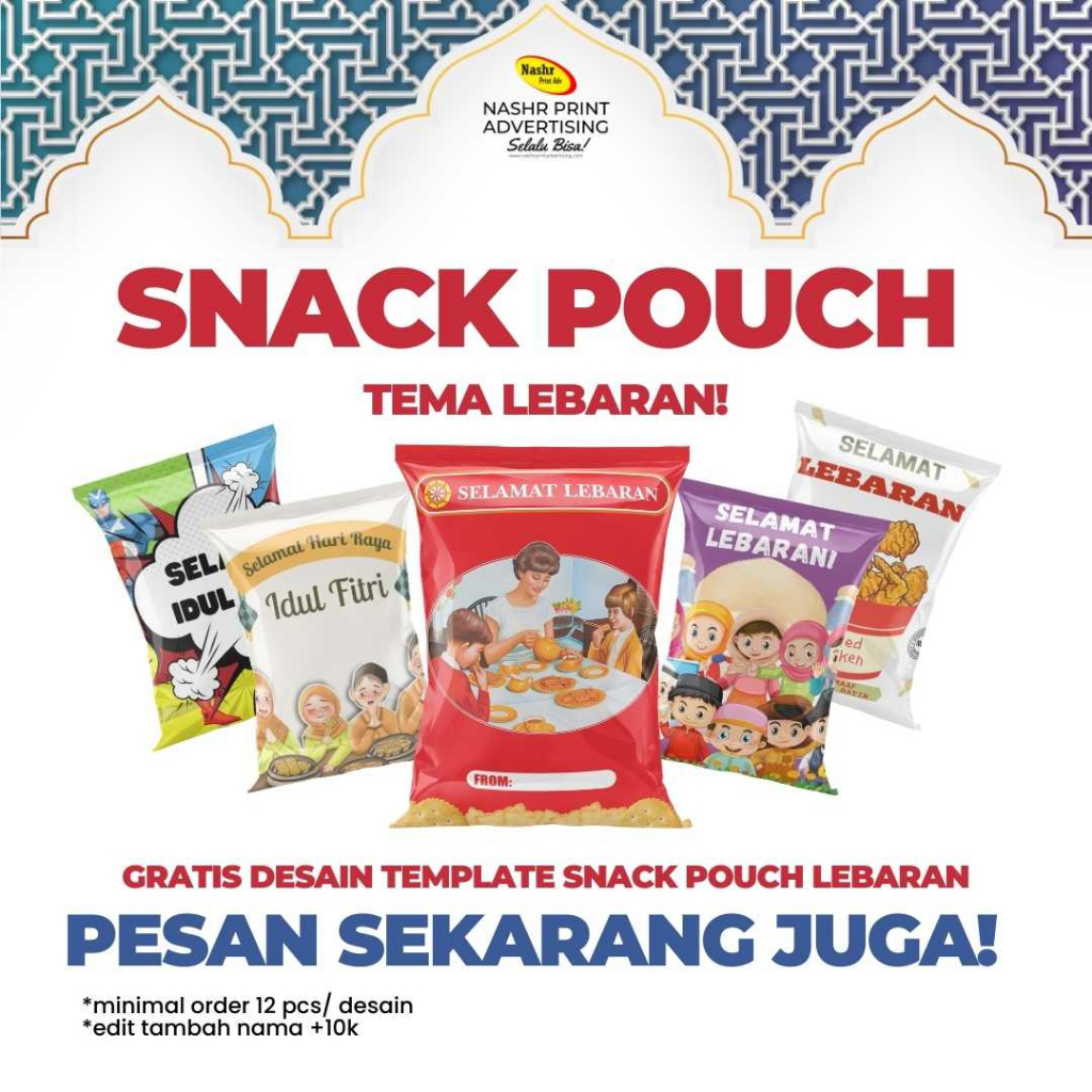 Jual SNACK POUCH HAMPERS LEBARAN BINGKISAN KADO TAS BANNER Shopee Indonesia