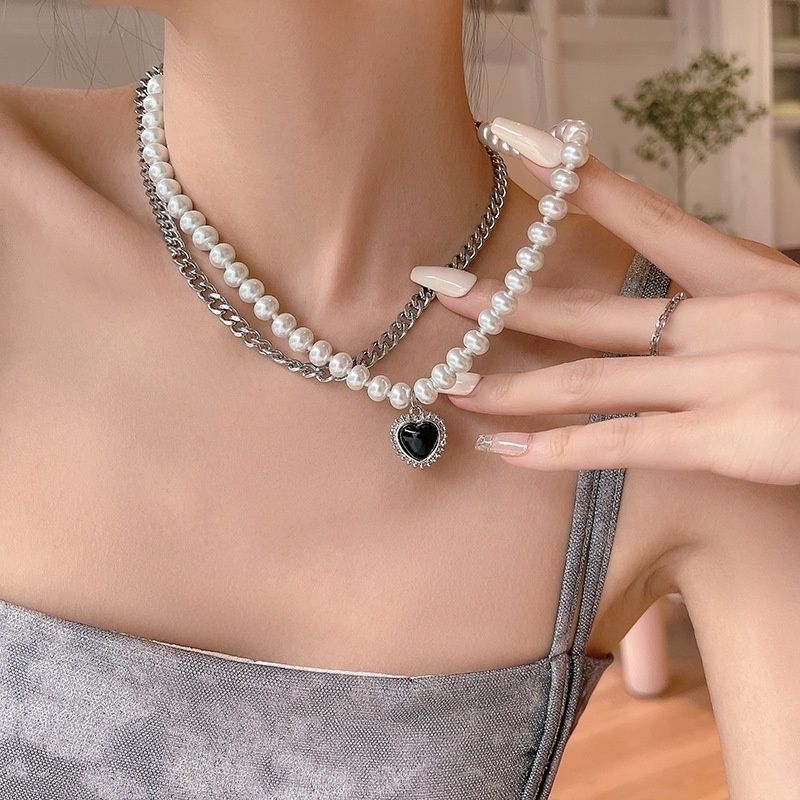 Pearl necklace deals shopee