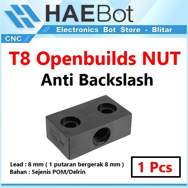 Jual Haebot T Openbuilds Nut Anti Backslash Lead Screw Pitch Mm