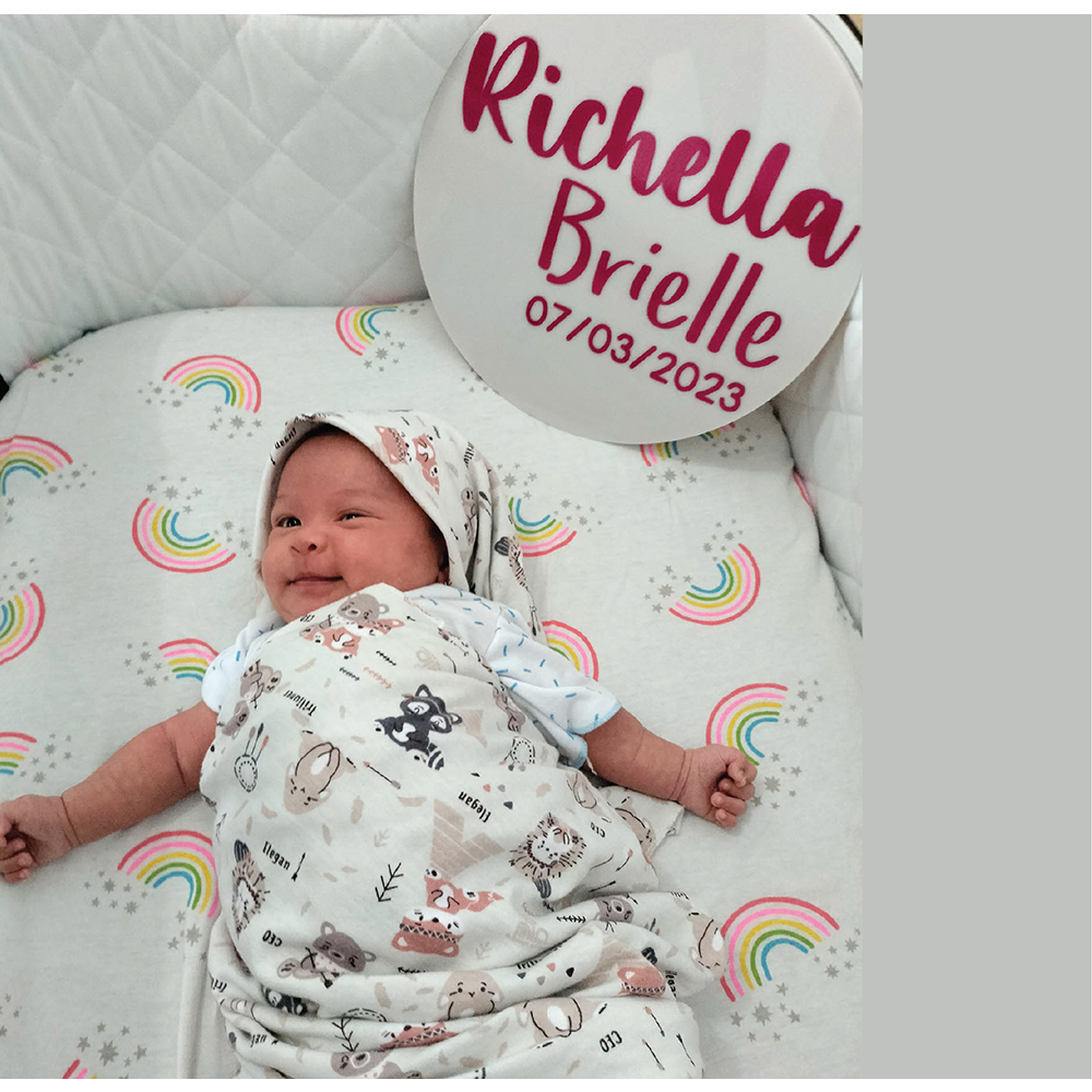 Jual Baby Hospital Board Custom Nama Bayi Letter Board Papan Nama Bayi