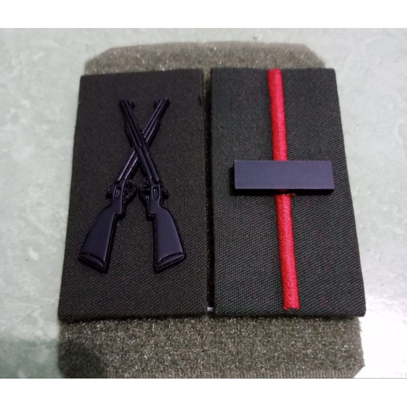Jual PANGKAT KERAH BAJU PDL LETDA KORP INFANTERI BAHAN LOGAM | Shopee ...