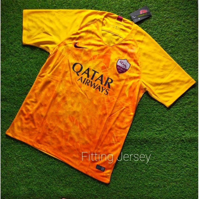 Jual JERSEY ROMA 3RD 2018 2019 GO | Shopee Indonesia