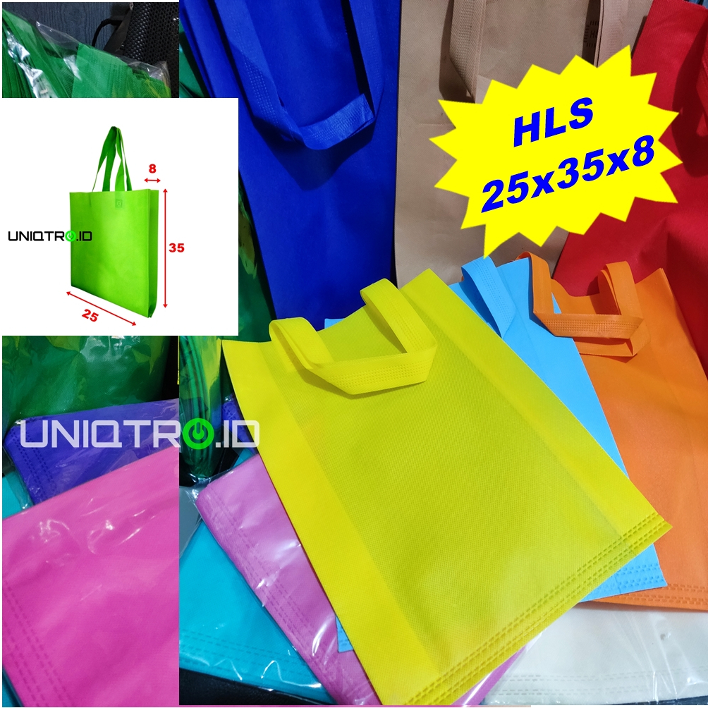 Jual Tas Spunbond 25x35x8 Goodie Bagtote Bag Polos Shopee Indonesia 9849