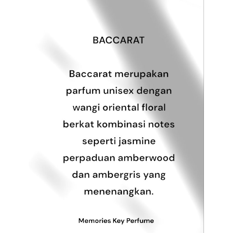 Jual BACCARAT ROUGH | Shopee Indonesia