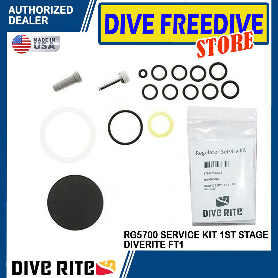 Jual RG5700 Service Kit Spare Part Diverite 1st Stage FT1 Dive Rite ...