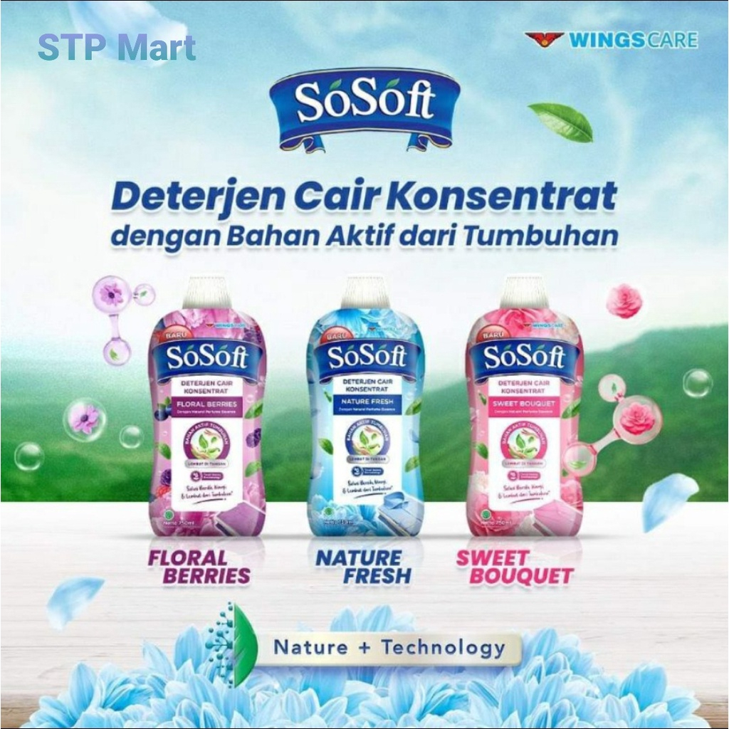 Jual sosoft detergen cair 700ml Shopee Indonesia