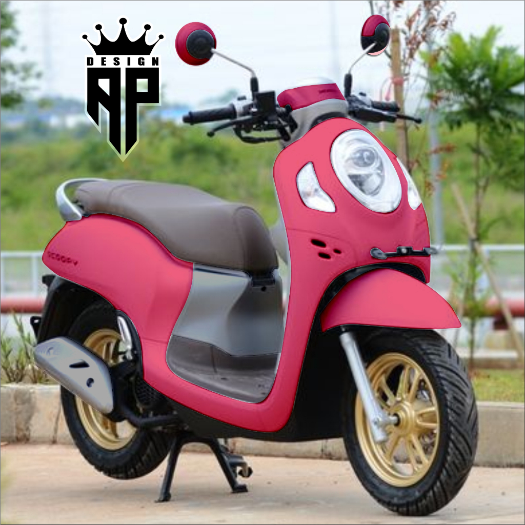 Jual Decal Scoopy Sticker Scoopy Full Body Desain Suka Suka Karbu Fi