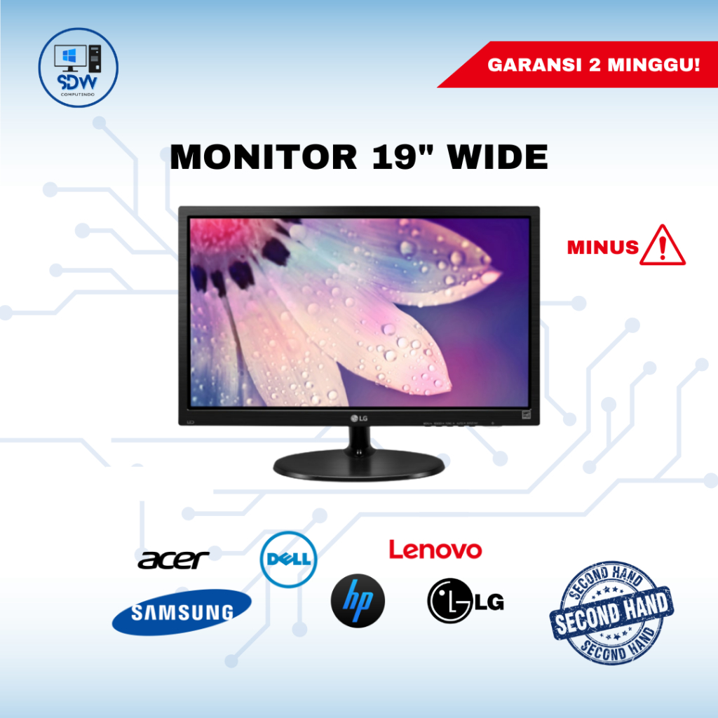 Jual Monitor 19 inch Wide (Minus) | Shopee Indonesia