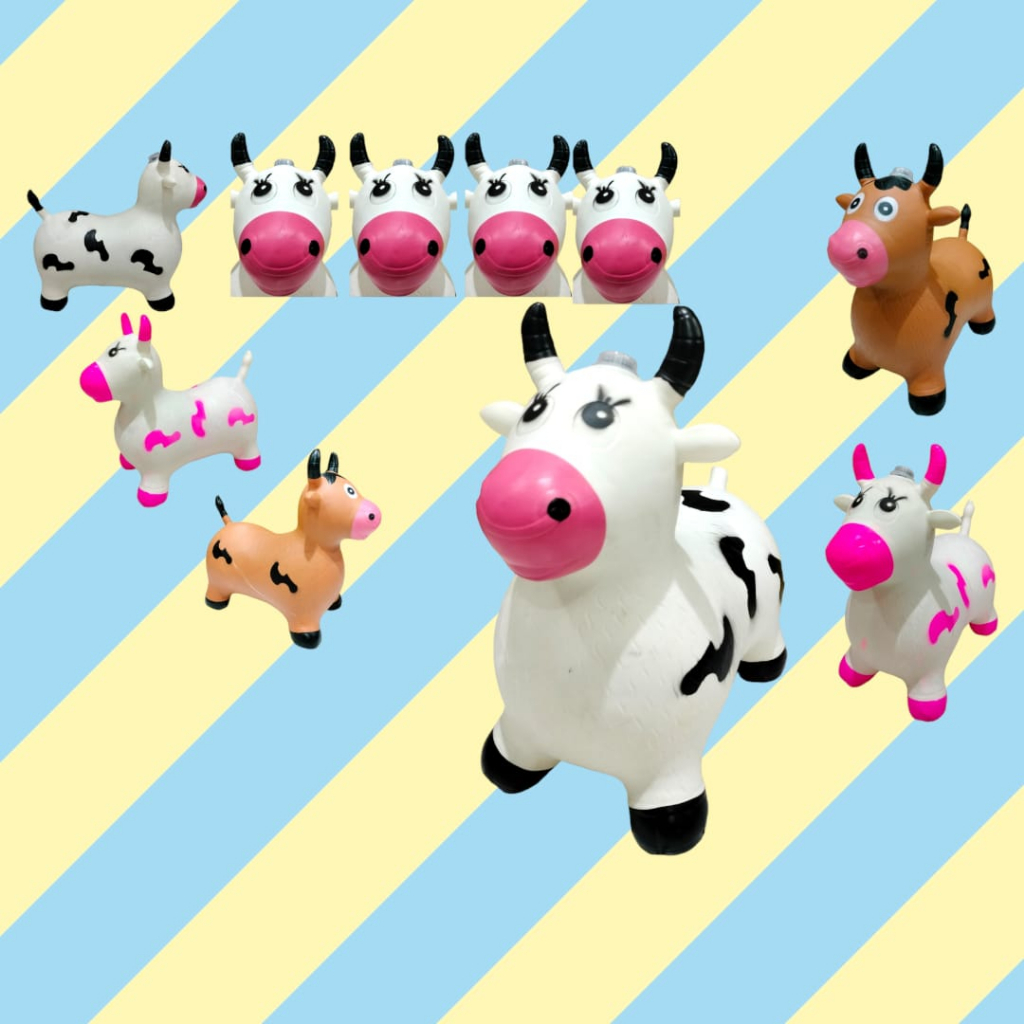 Jual SYARIAH TOYS MAINAN KUDA JUMPING PHYTONA ANIMAL KARET SAPI ...