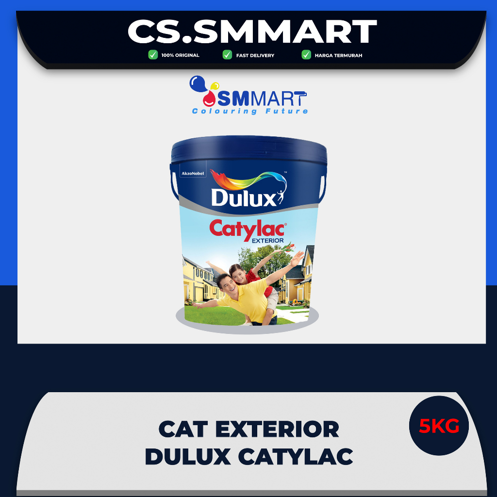 Jual Dulux Catylac Exterior Putih Warna Katalog Galon Kg Shopee