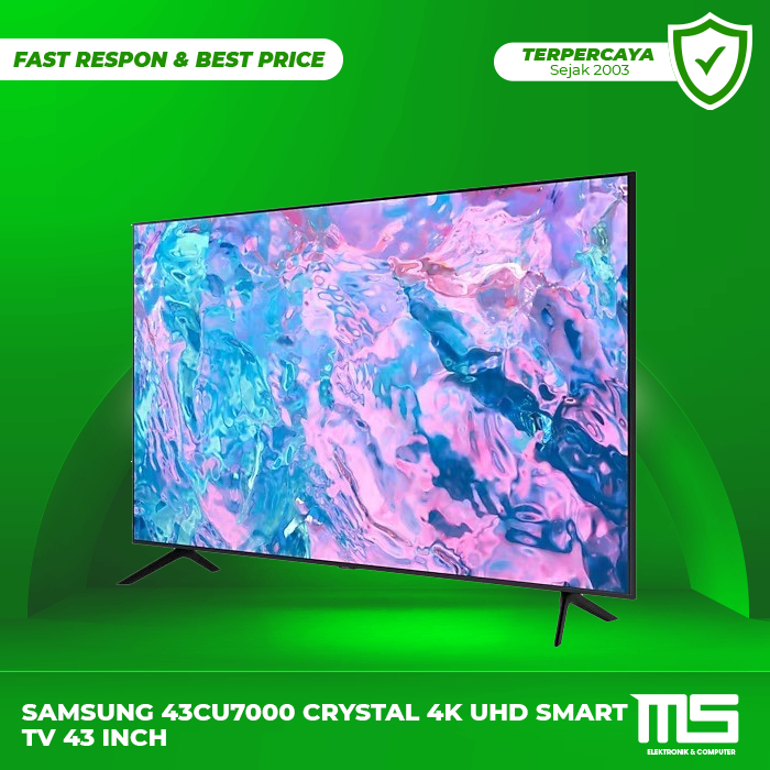 Jual Samsung 43cu7000 Crystal 4k Uhd Smart Tv 43 Inch Shopee Indonesia 5346