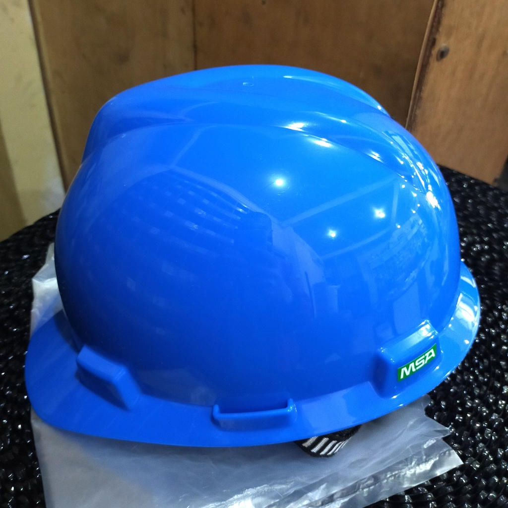 Jual HELM SAFETY MSA VGARD ORIGINAL INNER BIASA PLUS DAGU/HELM SAFETY