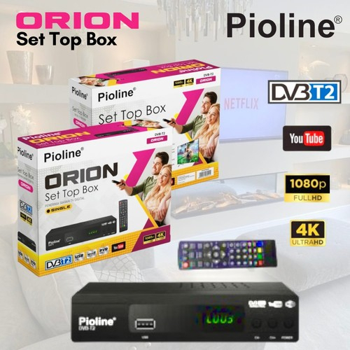 Jual Set Top Box / Receiver TV STB PIOLINE ORION Digital DVB T2 SNI KOMINFO Shopee Indonesia