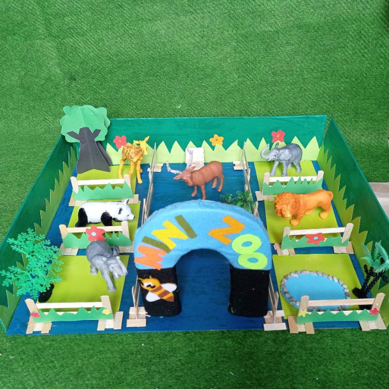 Jual Maket Kebun Binatang Mini Zoo Kelas 2 SBdP Murah BISA REQUEST