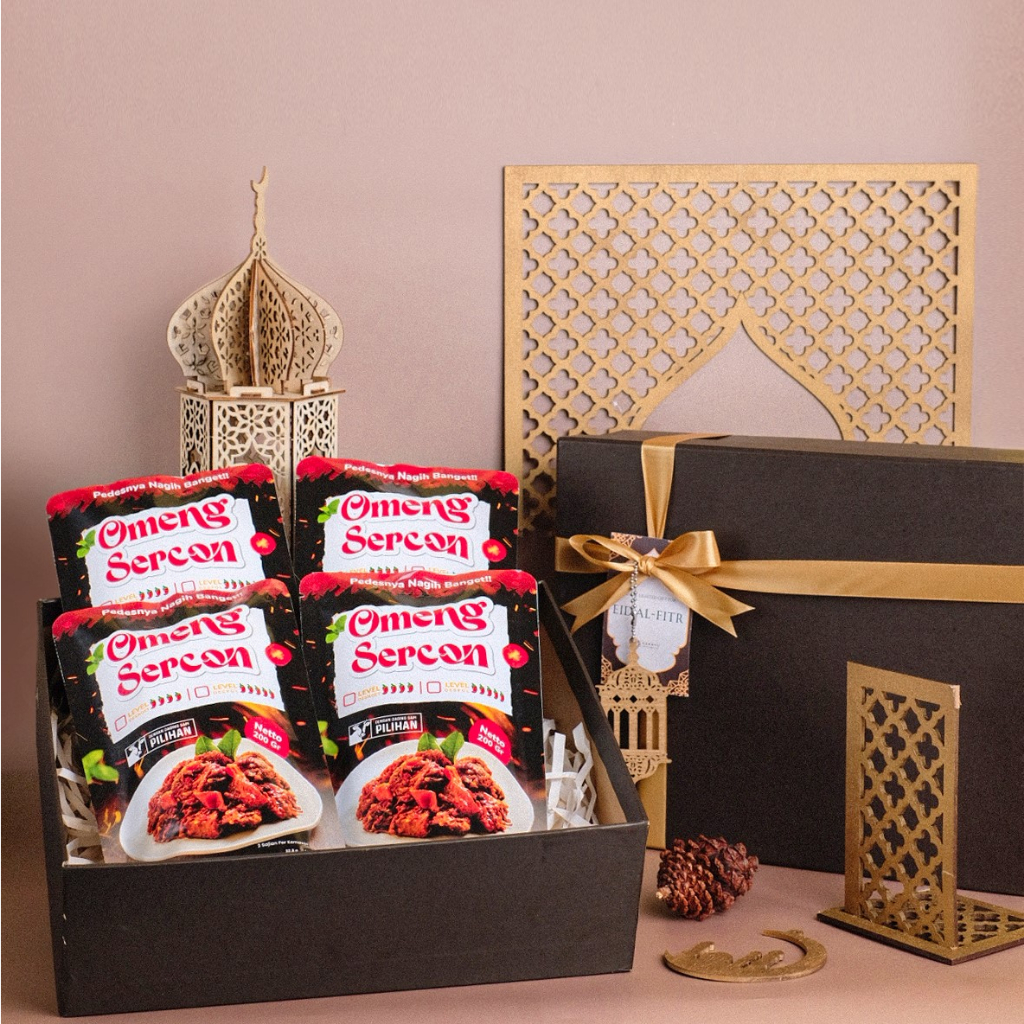 Jual Dekayu X Omeng Sercon Hampers Lebaran 2023 - YUMMY 4 / Bingkisan