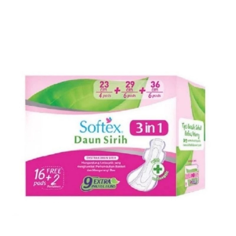 Jual Softex Daun Sirih Pembalut In Isi S Shopee Indonesia