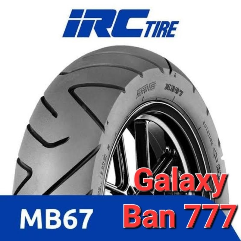 Jual Ban Motor IRC 110/90-12 ( MB67 ) Tubeless Belakang Scoopy Ring 12 ...
