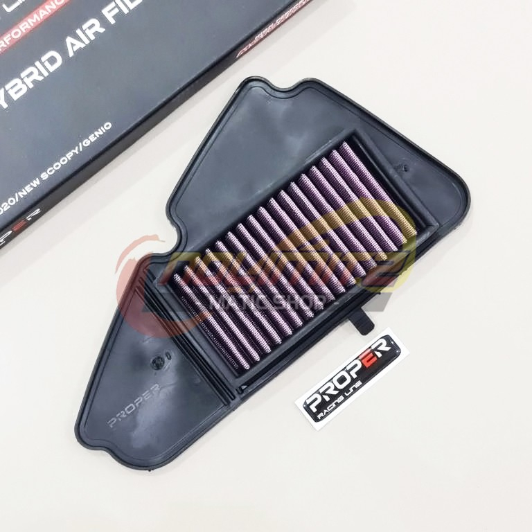 Jual Hybrid Air Filter Udara Proper Racing Line Honda Genio New Beat Deluxe Scoopy Shopee