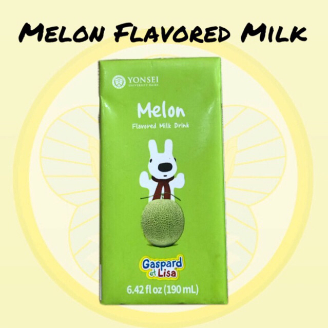 Jual Yonsei Melon Flavored Milk Susu Melon 190ml Korea Shopee Indonesia