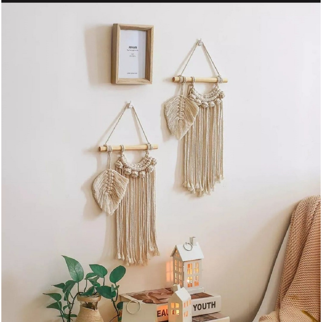 Jual Macrame wall hanging - Dekorasi kamar - Hiasan dinding aesthetic ...