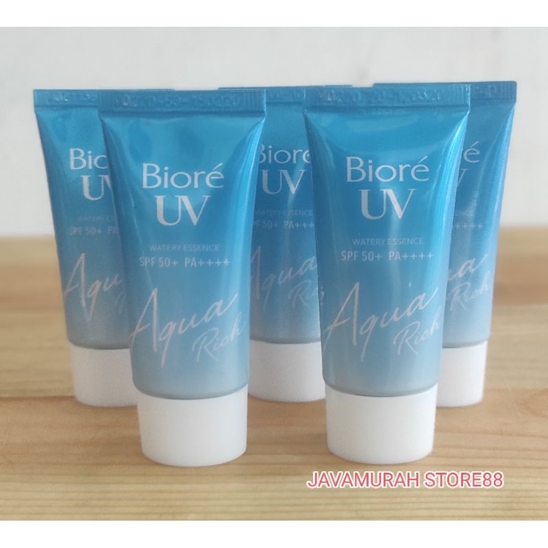 Jual Biore UV Aqua Rich SPF 50+ PA++++ SUNSCREEN 15gram ( Dijual Tampa ...