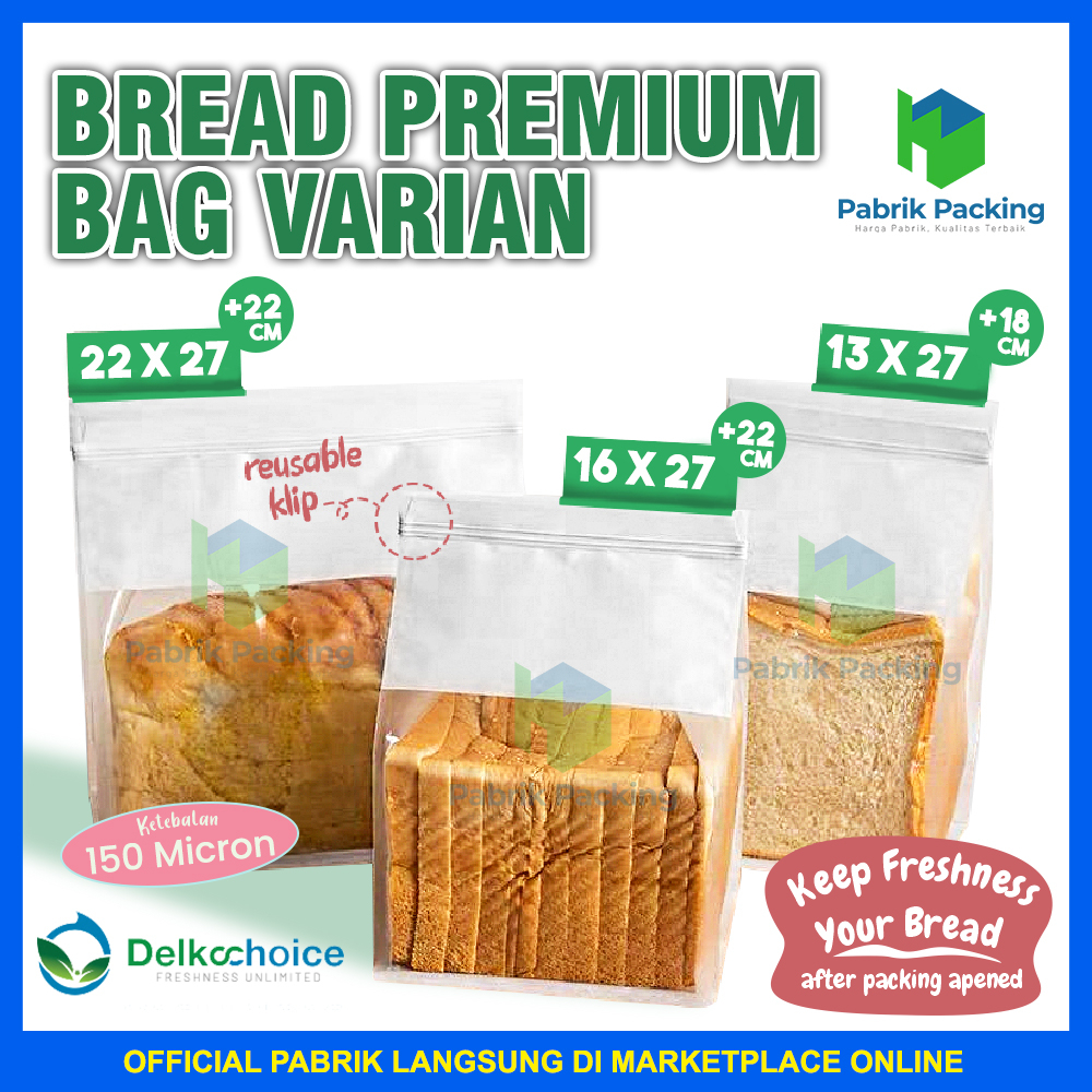 Jual PLASTIK BUNGKUS ROTI PREMIUM DELKOCHOICE VARIANT SATUAN TERMURAH ...
