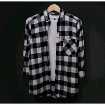 Kemeja Flanel Woll Cowok Exlusif Lengan Panjang Kemeja Kasual Distro
