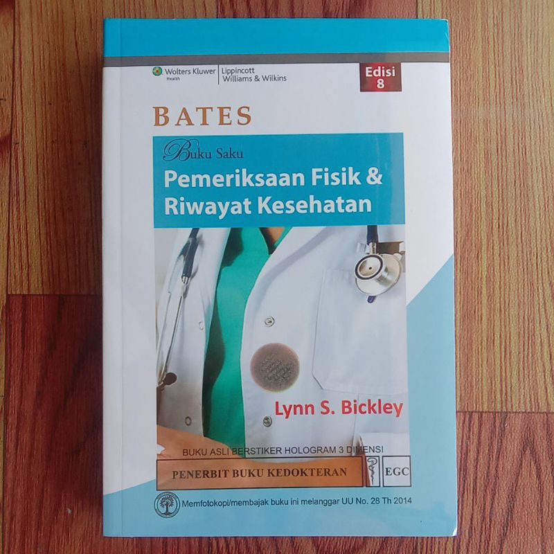 Jual BUKU SAKU PEMERIKSAAN FISIK DAN RIWAYAT KESEHATAN. ( BATES ) EDISI ...