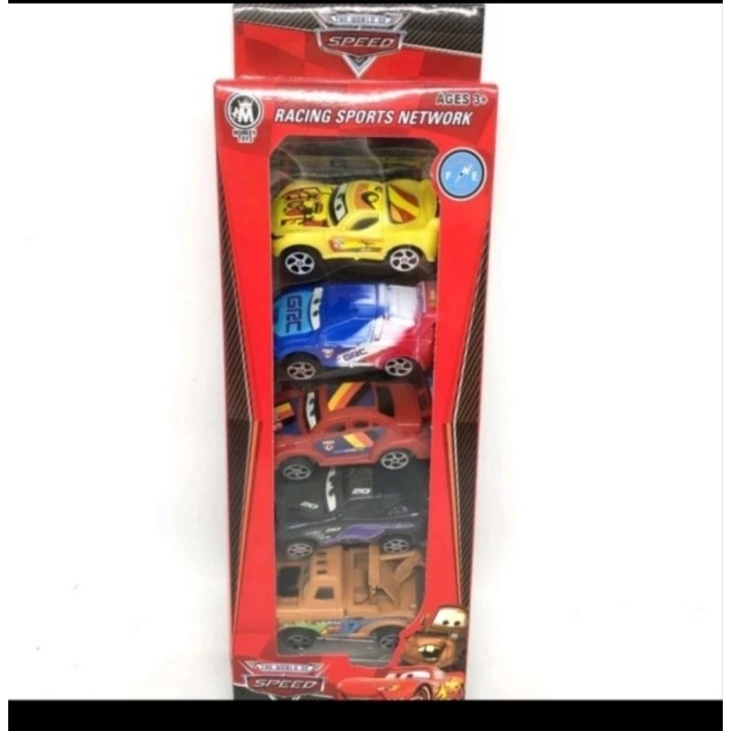 Jual Topper Mobil Lightning McQueen, Topper Cars, Mainan Cars Set 6pcs ...