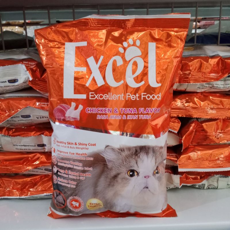 Jual Excel adult chicken & tuna 500gr fres pack | Makanan Kucing Cat ...