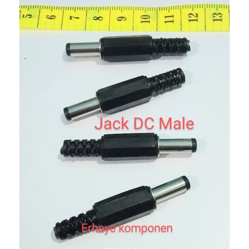 Jual (@3pcs) Jack DC male 12V 14V jek 5.5mm x 2.5mm | Shopee Indonesia
