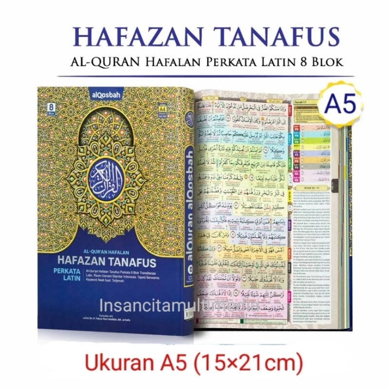 Jual Al Quran Hafazan Perkata LATIN A5 / Al Quran Terjemah Latin ...