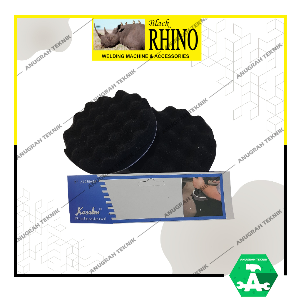 Jual Kosoku Busa Spons 5 inch Polisher Pemoles Spon Busa Poles Mobil ...
