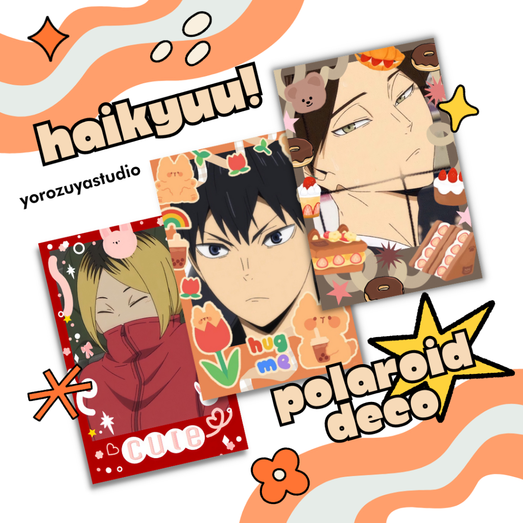 Jual polaroid anime | anime polaroid | polaroid deco haikyuu | haikyu ...
