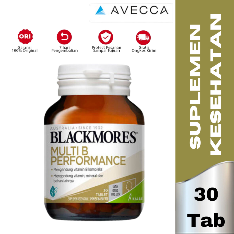 Jual Blackmores Multi B Performance 30 Tablet / Multivitamin / Anti ...