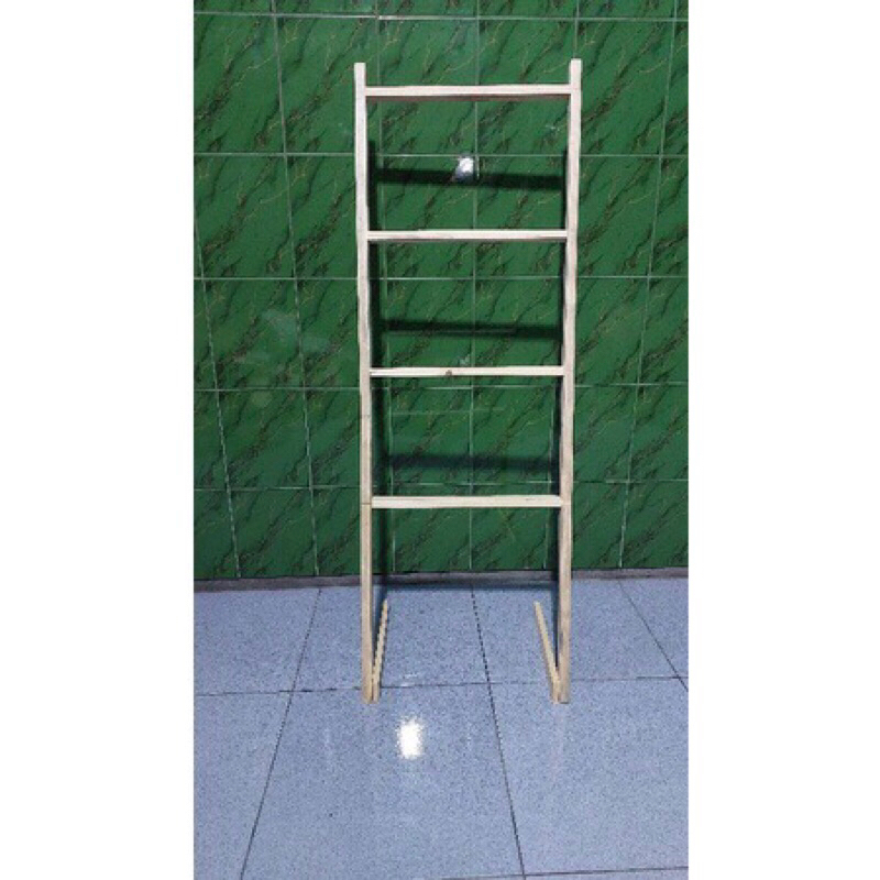 Jual Rak Handuk stand tangga kayu/ rak handuk kayu ( 15 ) | Shopee ...