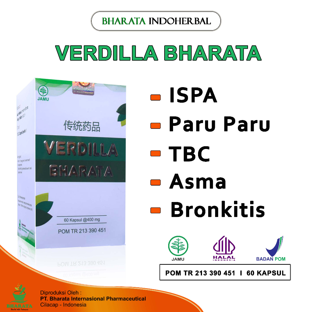 Jual Verdilla Bharata Obat Paru Paru TBC Asma Bronkitis Radang ...