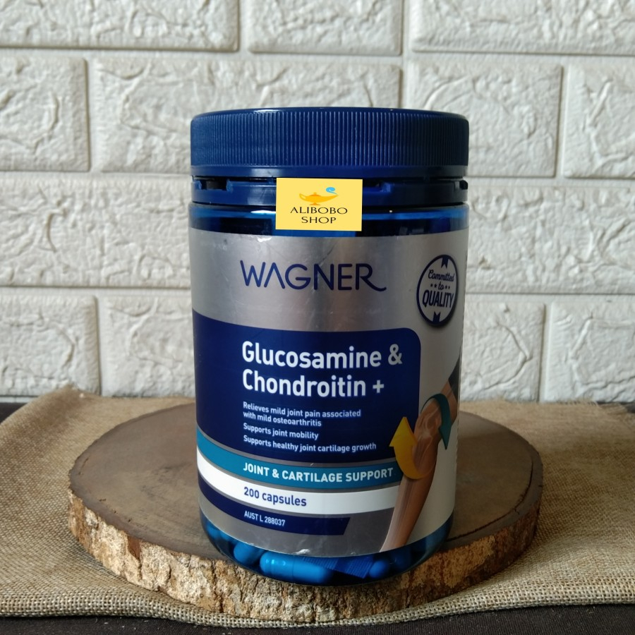 Jual WAGNER GLUCOSAMINE & CHONDROITIN + 200 CAPSULES Shopee Indonesia