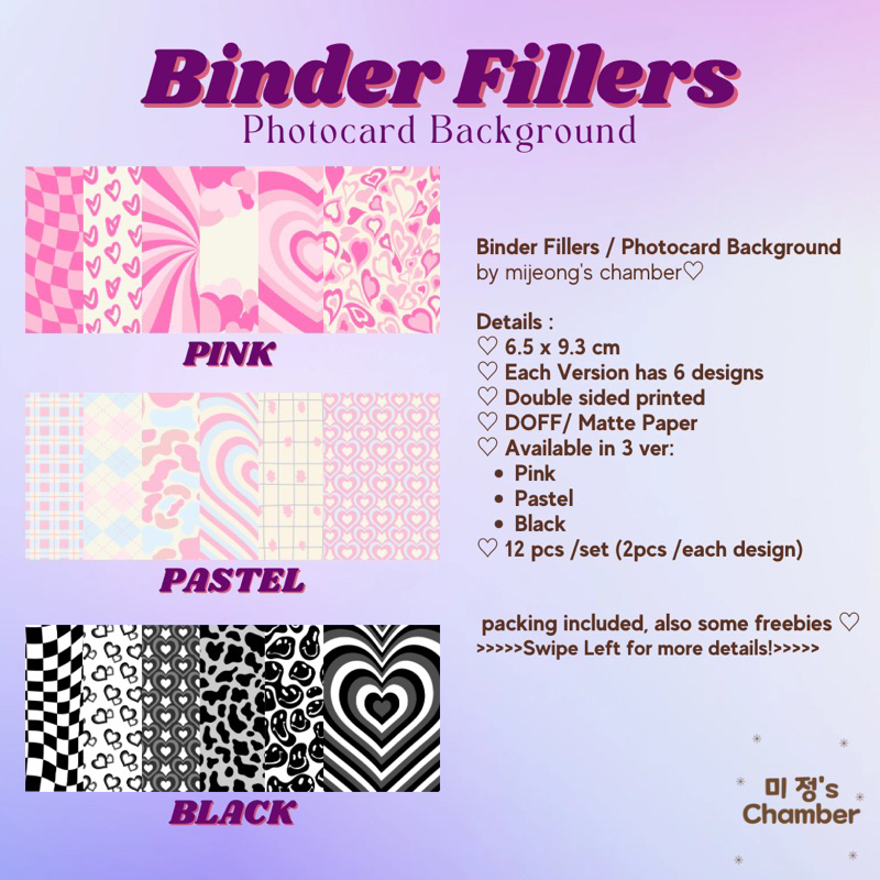 Jual Photocard Background - Binder Fillers background pc by mijeong's ...