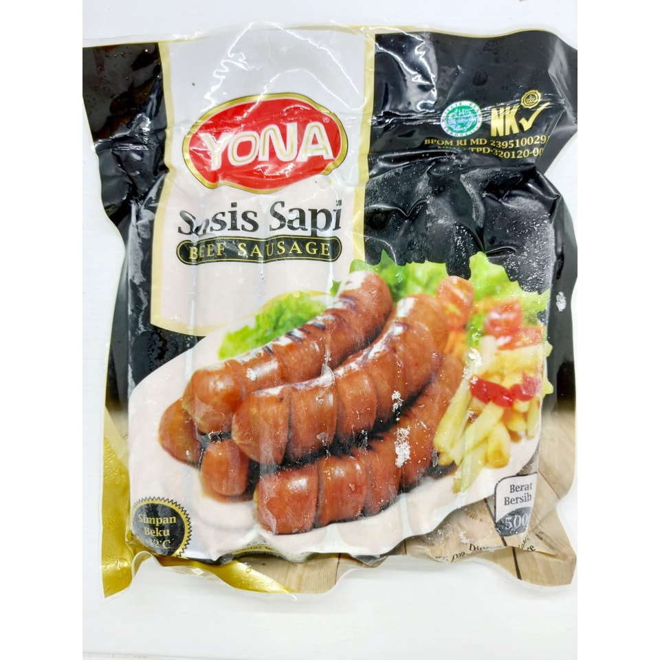 Jual Yona Sosis Bakar 500 Gram Isi 6 Free Bubble Wrap Dan Dus Tebal ...