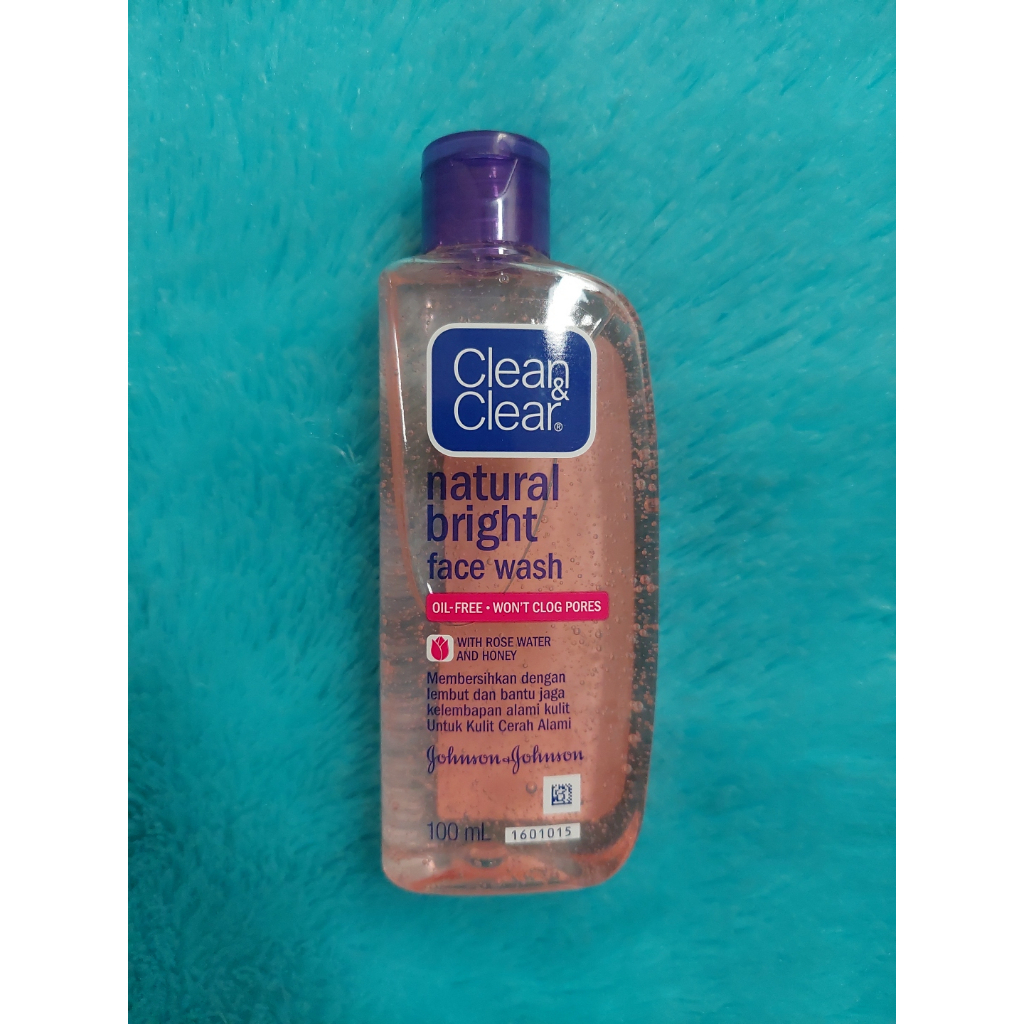 Jual Clean & Clear Natural Bright Face Wash 100ml | Shopee Indonesia